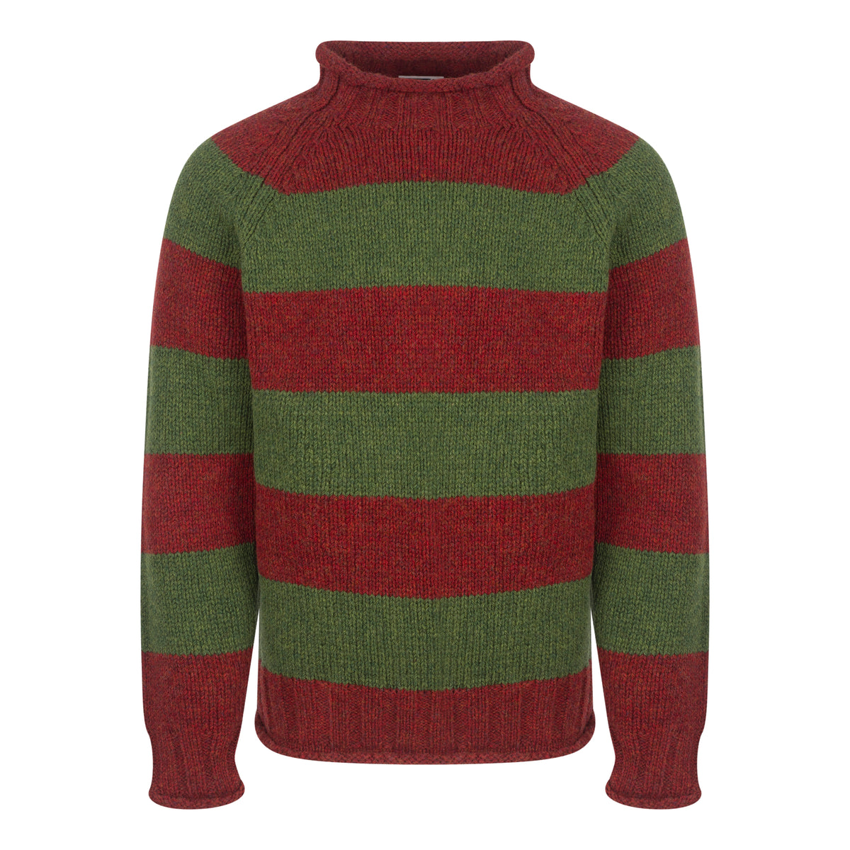CJ Hoops Wool Stripe Sweater - Green / Red