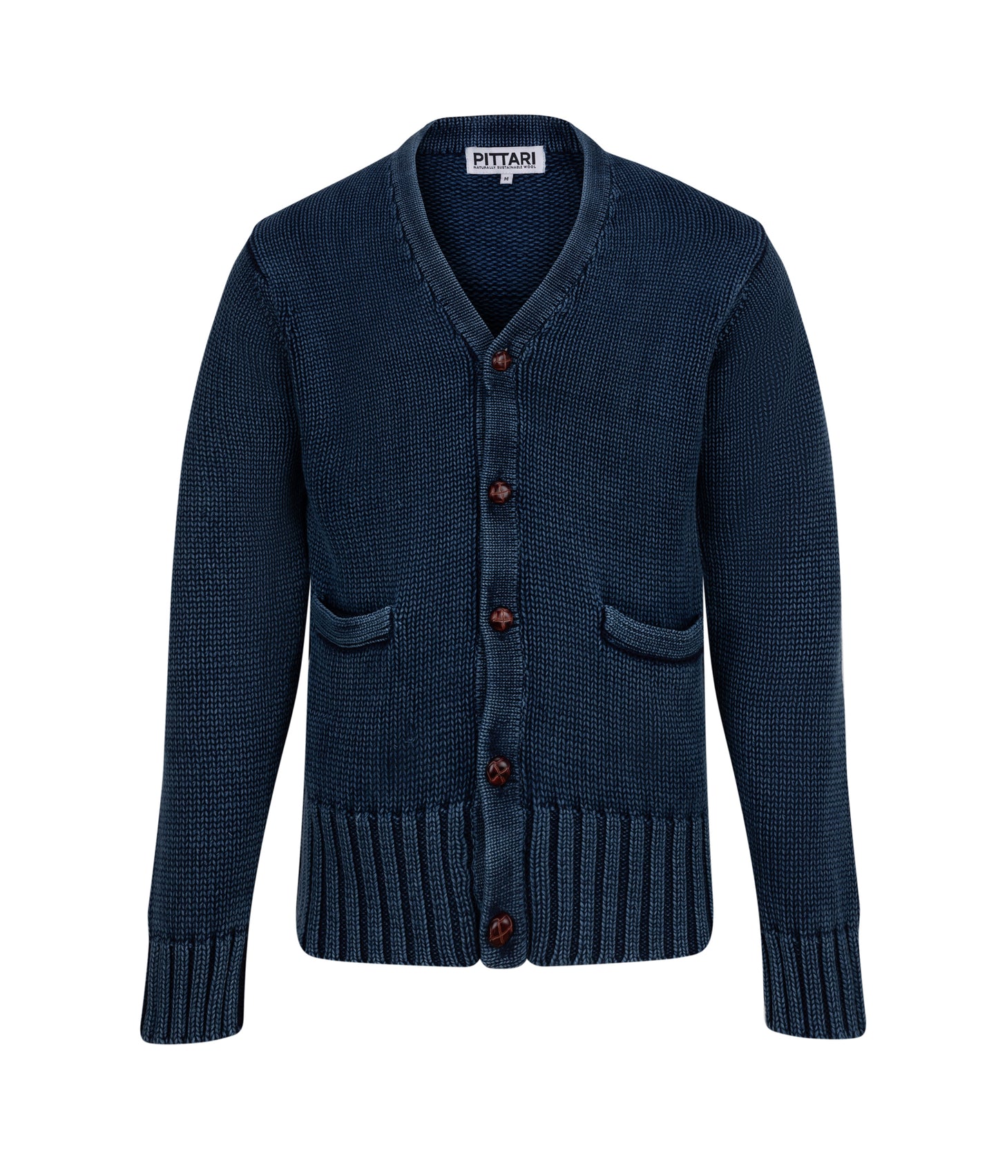 Roy Cotton Cardigan – Real Indigo