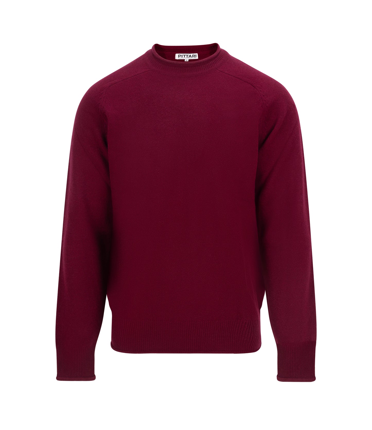 Usk Lambswool Sweater – Bordeaux