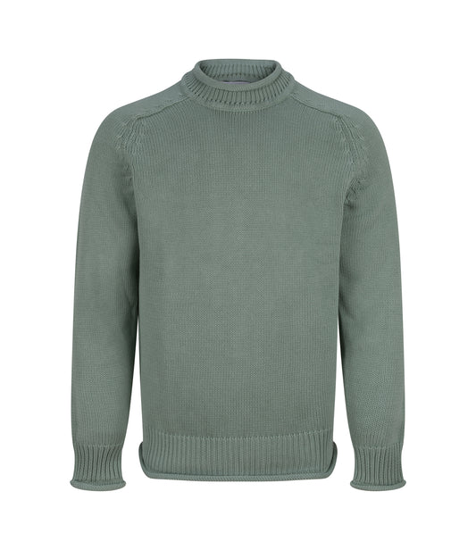 Usk Cotton Sweater – Castle Grey