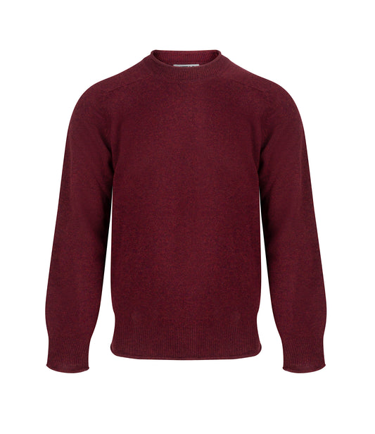 Usk Lambswool Sweater – Claret