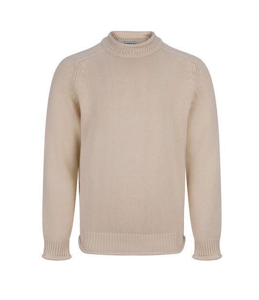 Usk Cotton Sweater – Ecru