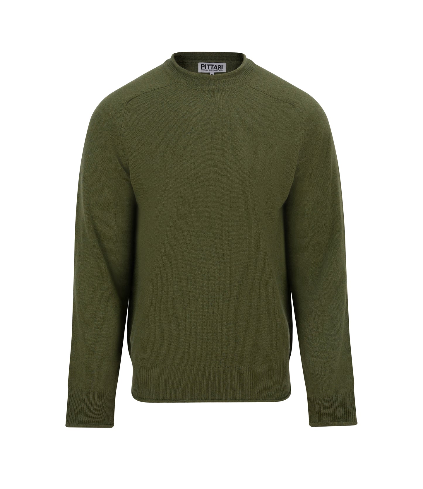 Usk Lambswool Sweater – Moss