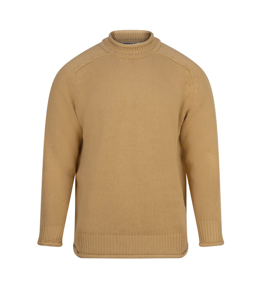 Usk Cotton Sweater – Straw Yellow