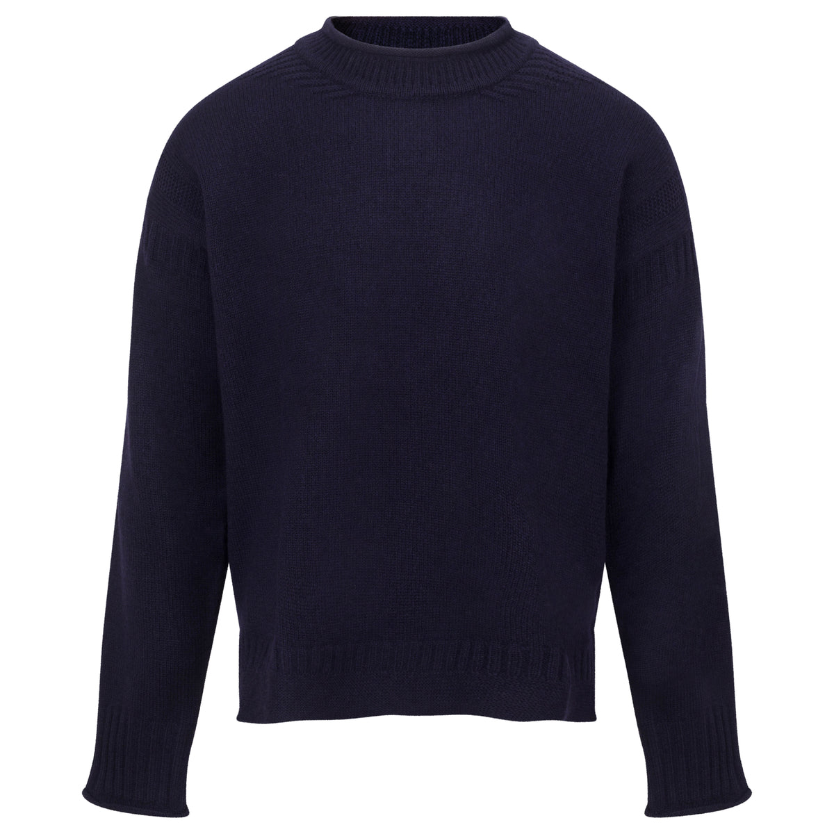 Guernsey Lambswool Sweater – Navy