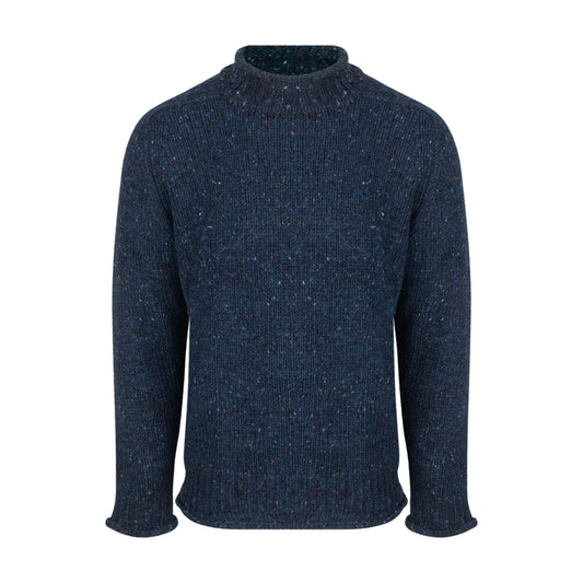 Findhorn Donegal Sweater – Derrybeg Blue