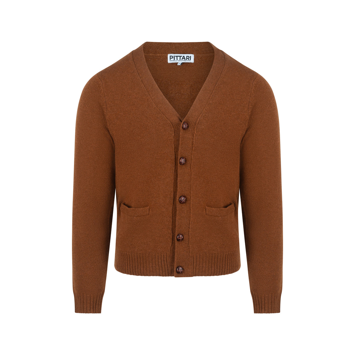 Roy Merino Wool Cardigan – Chestnut