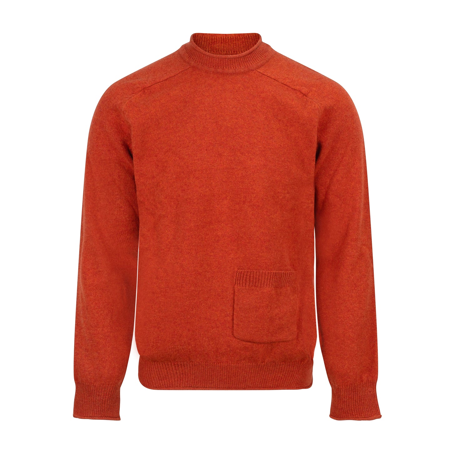 Usk Pocket Sweater – Ember Orange