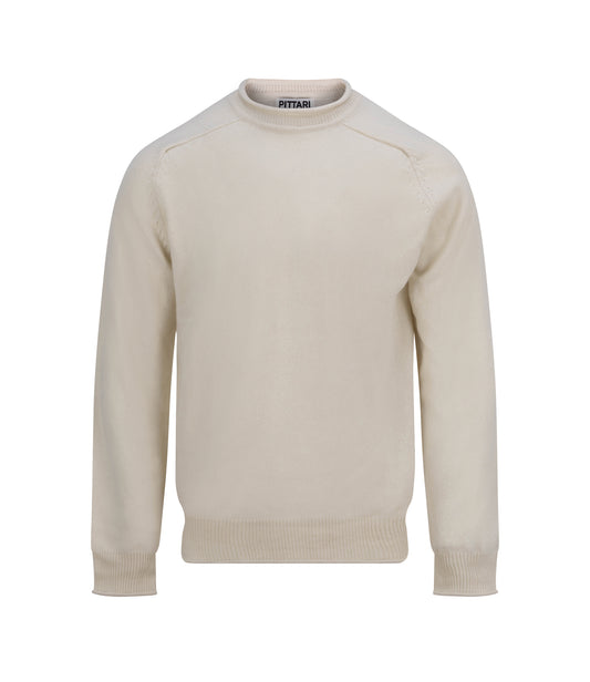 Usk Lambswool Sweater – Ecru
