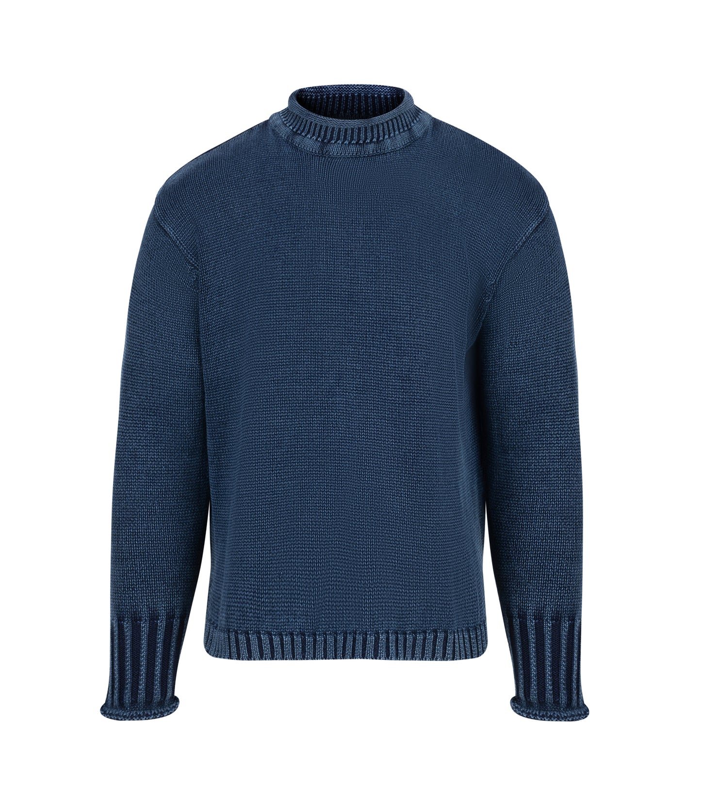 Usk Cotton Sweater – Real Indigo