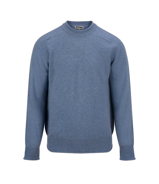 Usk Lambswool Sweater – Light Blue