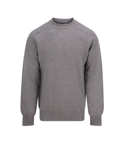 Usk Lambswool Sweater – Light Grey