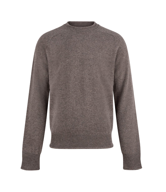 Usk Lambswool Sweater – Taupe