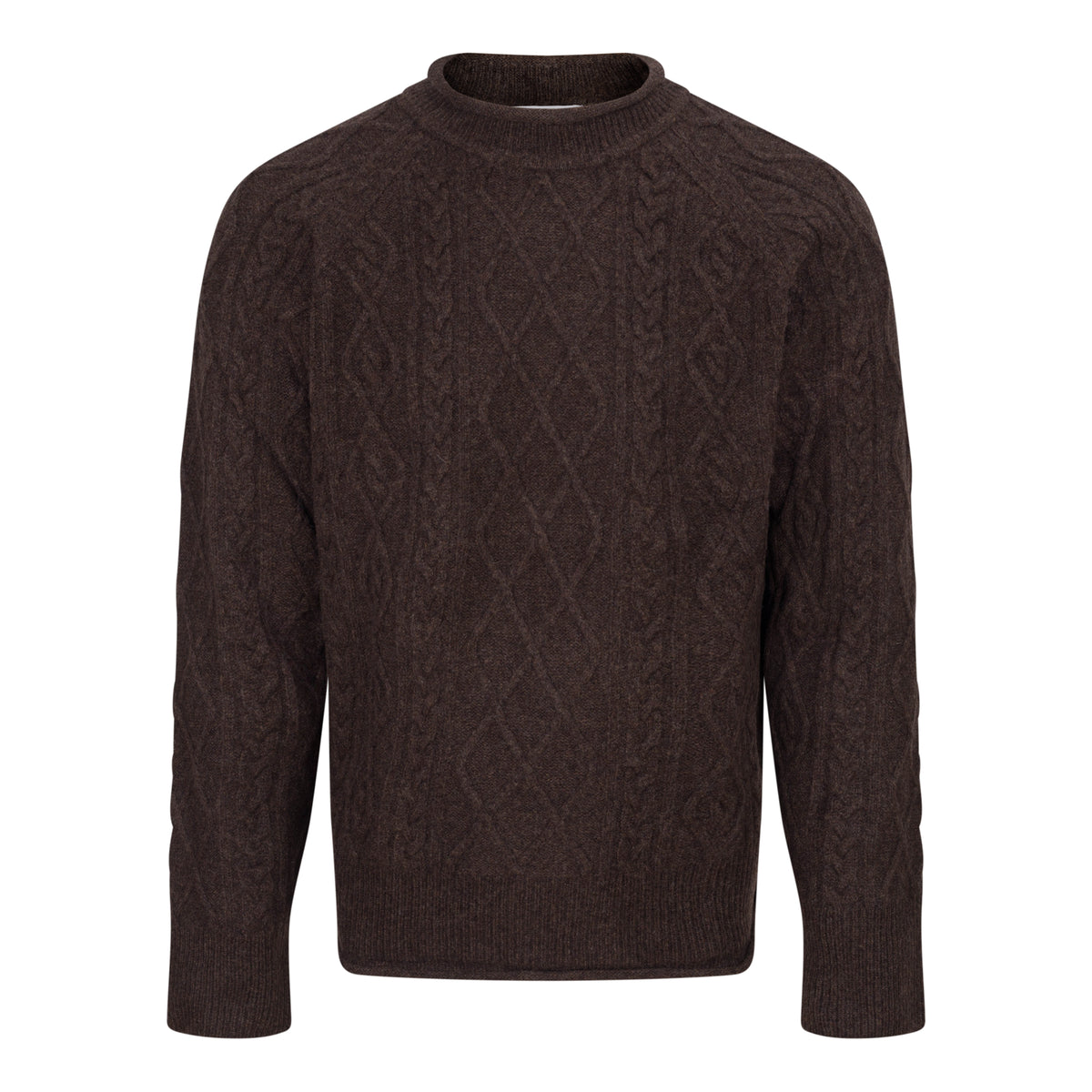 Gloy Lambswool Sweater – Cocoa Brown