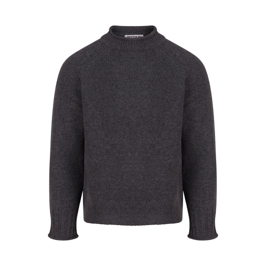 Seti Unisex Lambswool Sweater – Grey Mix