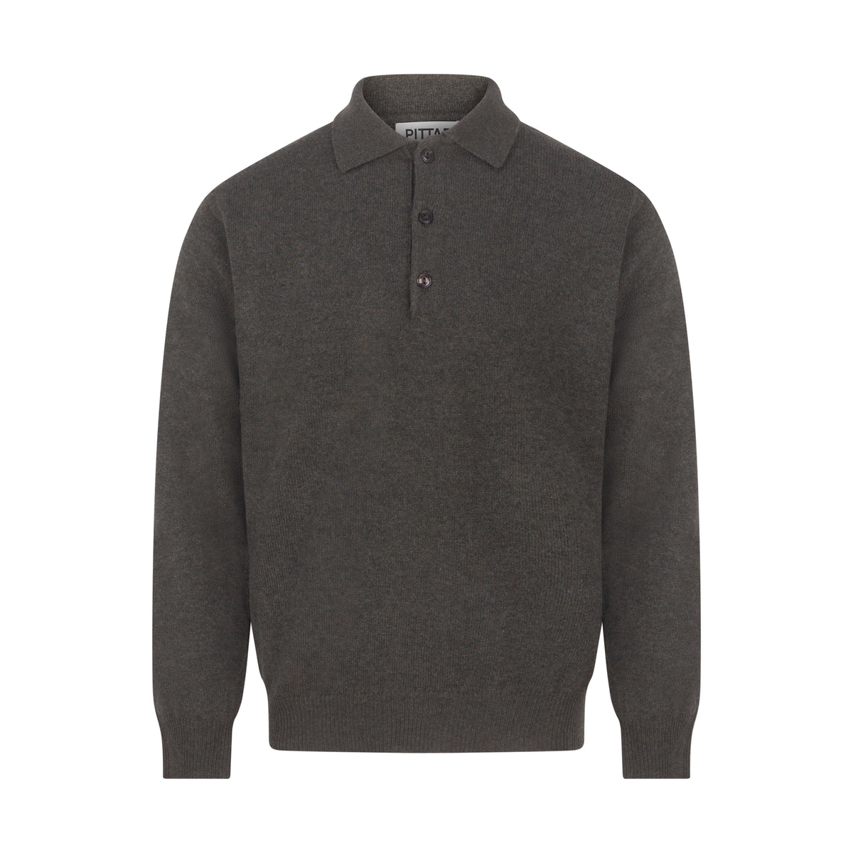 Polo Lambswool Sweater - Seaweed