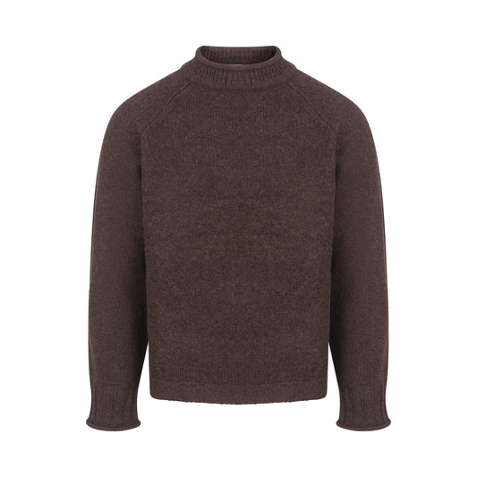 Seti Unisex Lambswool Sweater  – Cocoa
